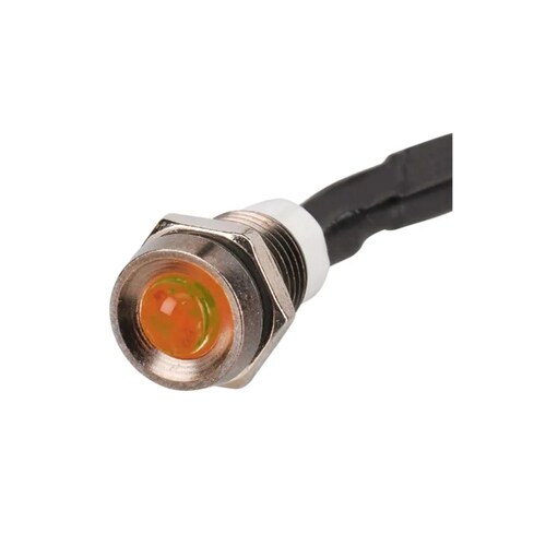 Narva 12V Sealed Pilot Lamp with Clear Lens and Amber LED - 62082BL