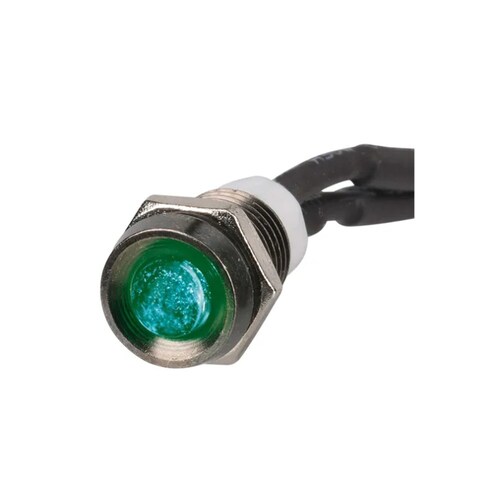 Narva 12V Sealed Pilot Lamp with Clear Lens and Green LED - 62083BL