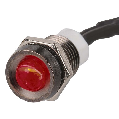 Narva 12V Sealed Pilot Lamp Clear Lens with Red LED - 62084BL