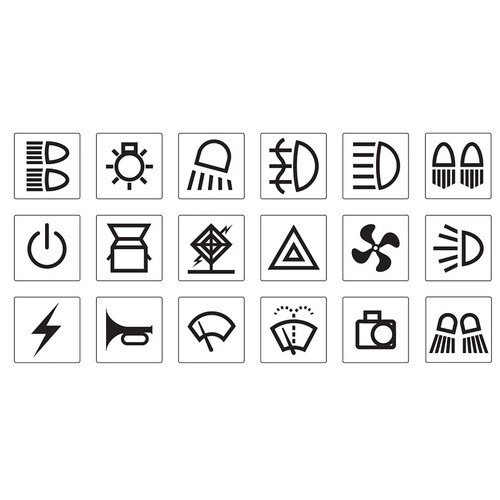 Narva Transport Sticker Set - 63177BL