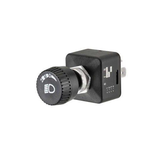 Narva Off/On/On Rotary Headlamp Switch - 63216BL