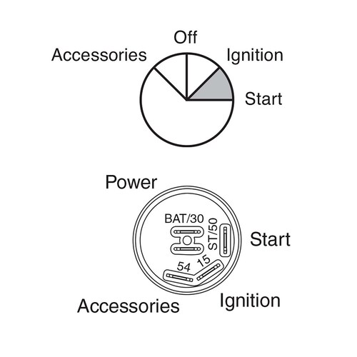 Narva 4 Position Ignition Switch - Part No. 64018