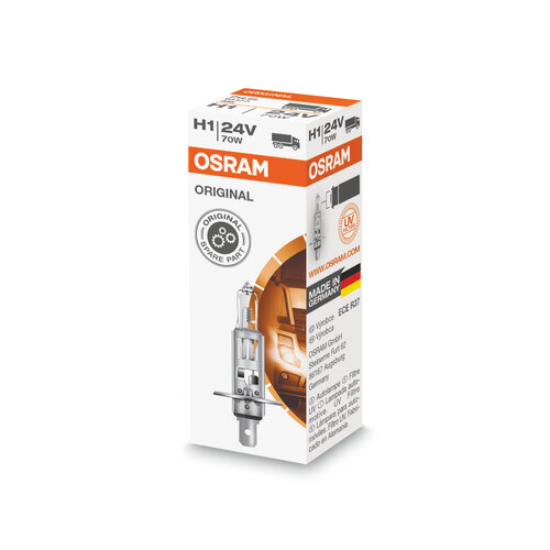 Osram Globe (1) H1 Halogen P14-5s 24v 70w 64155