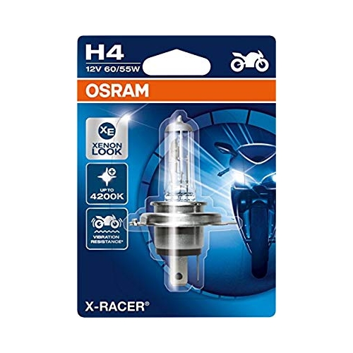 Osram X-Racer H4 Halogen Globe P43t-38 12V 60/55W 64193XR-01B