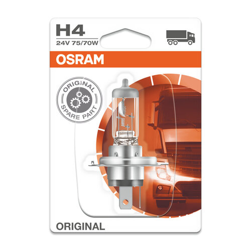 Osram Globe (1) H4 Halogen P43t-38 24v 75/70w 64196-01b