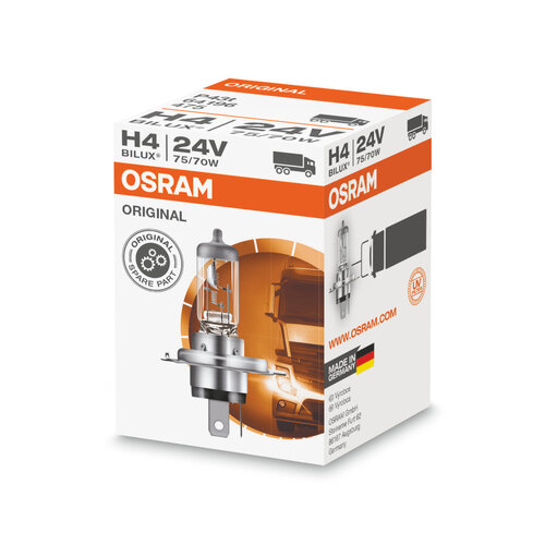 Osram Globe (1) H4 Halogen P43t-38 24v 75/70w 64196