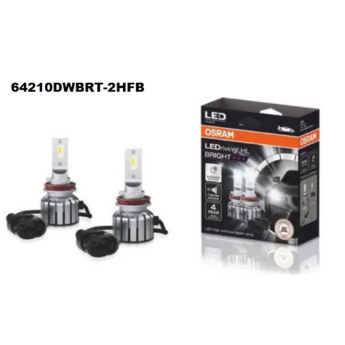 Osram LEDriving HL Bright H7/H18 LED Globes Twin Pack 64210DWBRT-2HFB