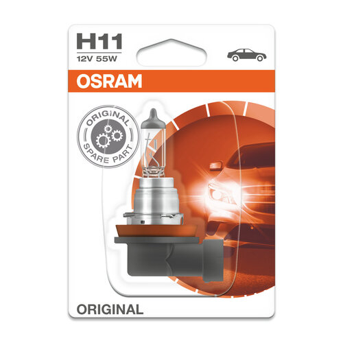 Osram Globe (1) H11 Halogen PHJ19-2 12V 55W 64211-01B