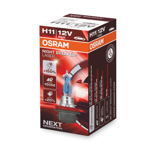 Osram Globe Night Breaker Laser (1) H11 Halogen Phj19-2 12v 55w 64211nl