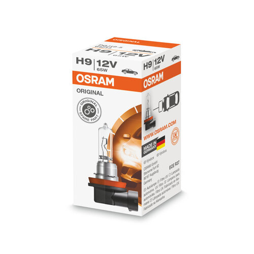 Osram Globe (1) H9 Halogen Pgj19-5 12v 65w 64213