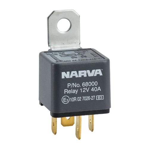 Narva 12V 40A 4-Pin Normally Open Relay 68000
