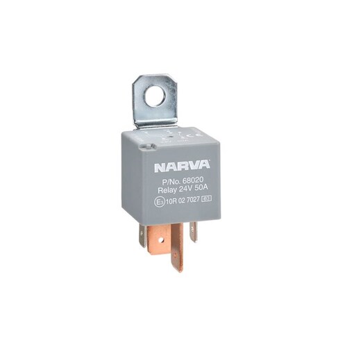 Narva 24V 50A Normally Open 4 Pin Relay - 68020BL