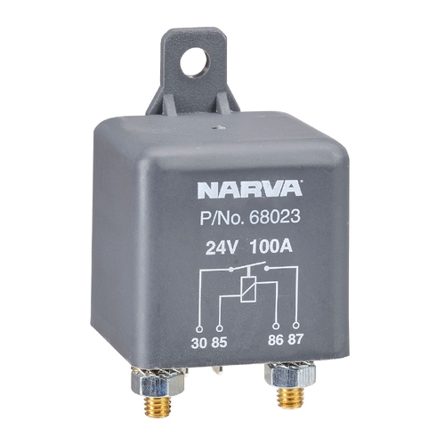 Narva 24V 100A 4-Pin Normally Open Heavy-Duty Relay 68023