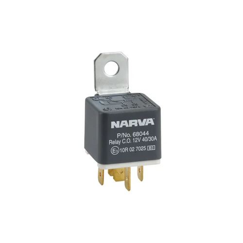 Narva 12v 40a/30a Change-over 5 Pin Relay With Resistor (1) 68044BL