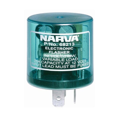 Narva 12 Volt 3 Pin Electronic Flasher - Single - 68213BL