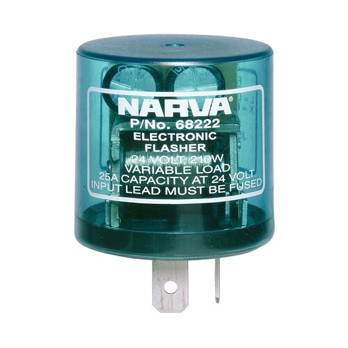 Narva 24 Volt 2 Pin Electronic Flasher - Single (68222BL)