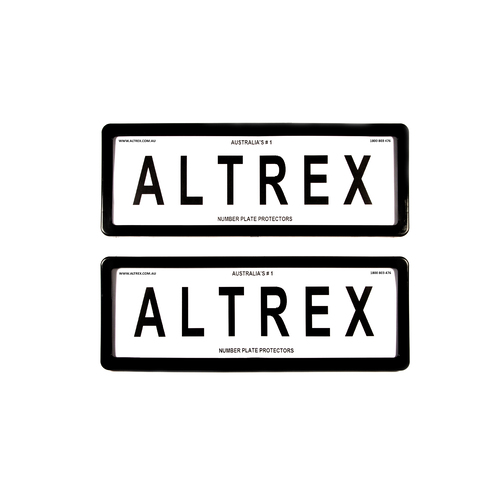 Altrex Number Plate Protectors - Standard 6 Figure 6ST *check plate size*