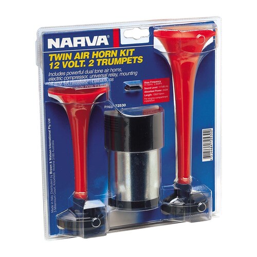 Narva 12 Volt Twin Air Horn Kit - 72530