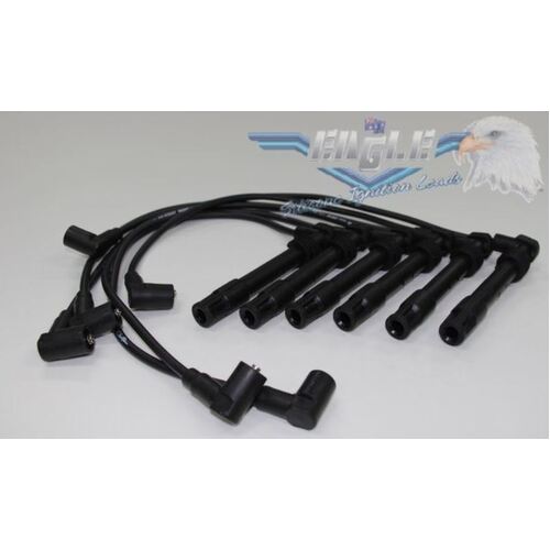 Eagle Black 7mm Ultimate Ignition Leads Set 76188-0
