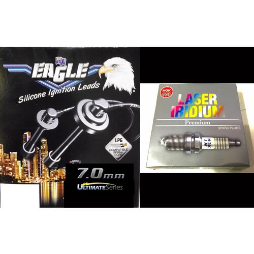 Eagle 7mm Ignition Leads & Ngk Iridium Spark Plugs 76794-0-IFR6D10 thumbnail