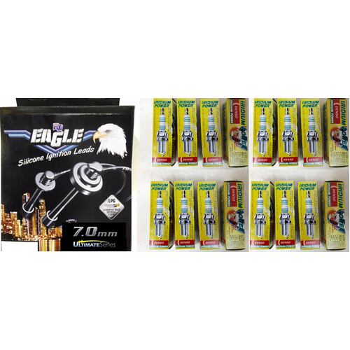 Eagle 7mm Ignition Leads & Denso Iridium Spark Plugs 78810-0-IK16TT