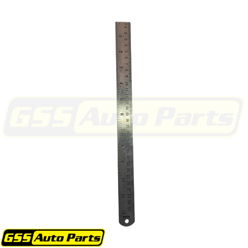 Prime Stainless Steel Rule 300mm/12in 801001