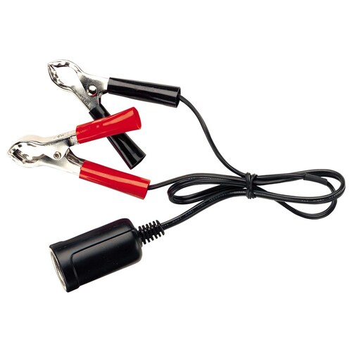 Narva Battery Clips with Extended Lead and Accessory Socket - 81034BL