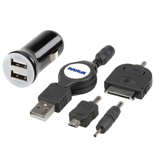 Narva Twin USB Power Adaptor Kit - 81054BL