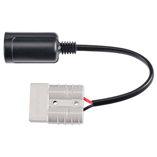 Narva Heavy-Duty Adaptor Accessory Socket to Battery Connector 50A Anderson Style (81065BL)