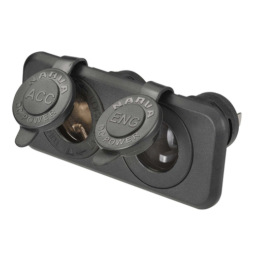 Narva Heavy-Duty Twin Accessory Engel Type Sockets 81141BL