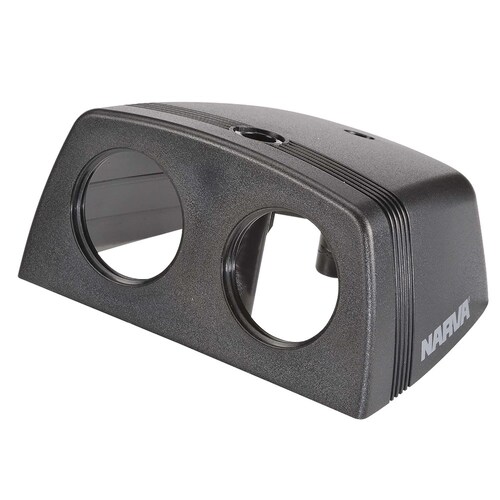 Narva Twin Blank Surface Mount Housing - 81179BL