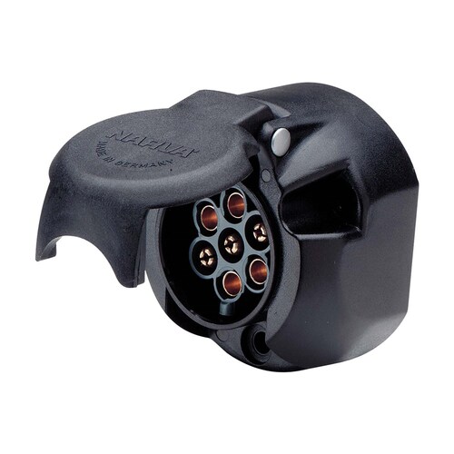 Narva 5 Pin Large Round Plastic Socket - 82053BL