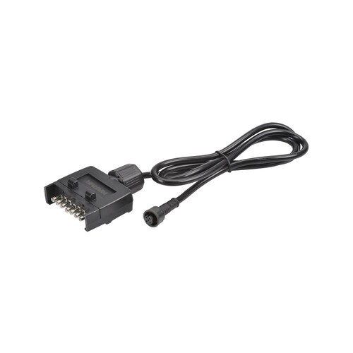 Narva 7 Pin Flat Trailer Plug with 1m Lead and Waterproof Connector - 82142