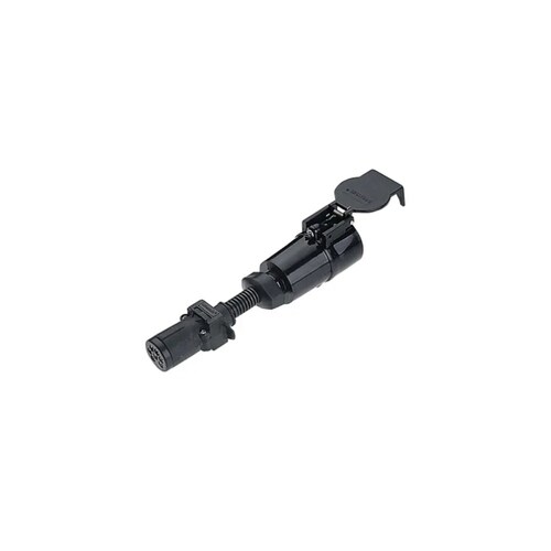 Narva 6-Pin Small Round Socket to 7-Pin Large Round Plug Trailer Adaptor - 82280BL