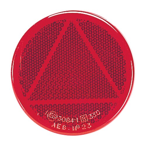 Narva Red Retro Reflector with Self-Adhesive - 84007BL