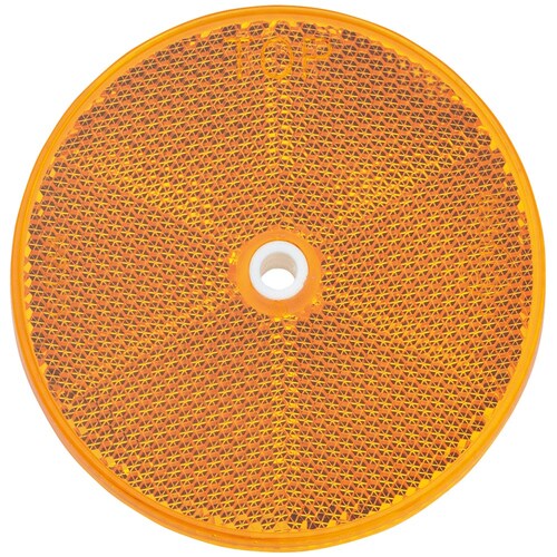 Narva Amber Retro Reflector with Fixing Bolt - 84021BL