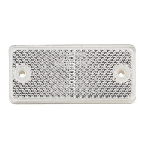 Narva Clear Retro Reflector in Plastic Holder with Dual Fixing Holes - 84030BL