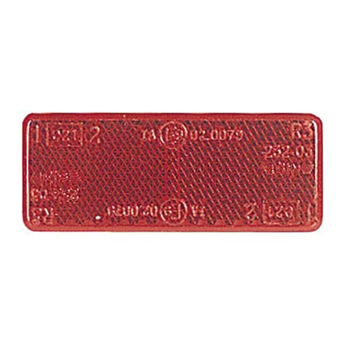 Narva Red Retro Reflector with Self-Adhesive - 84037BL