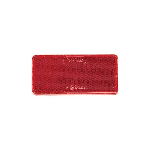 Narva Red Retro Reflector with Self-Adhesive - 84052BL