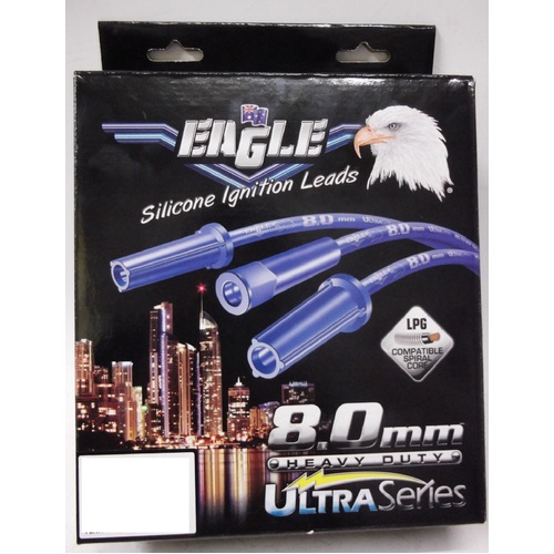  Eagle 8mm Ultra Ignition Leads Set 8408HD 