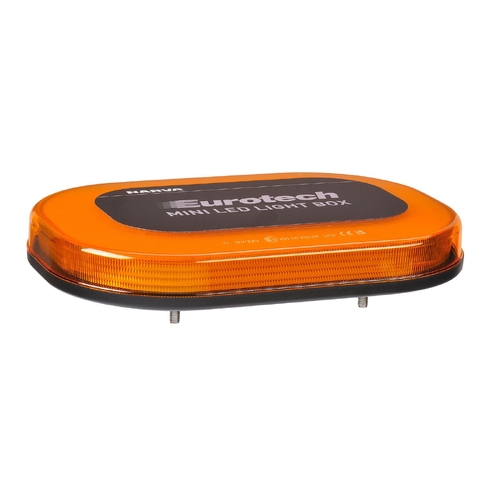 Narva 12/24 Volt Eurotech Mini LED Light Box (Amber), Flange Base 85010A-1