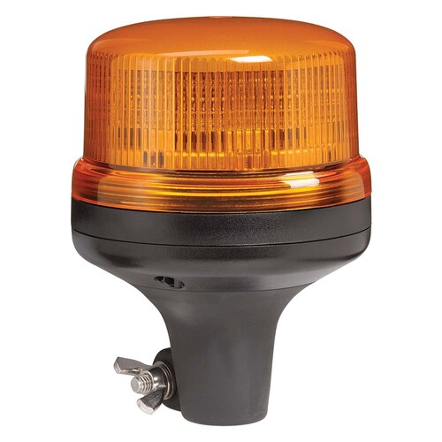 Narva Eurotech Low Profile Led Strobe/Rotator Light (Amber) With 6 Selectable Flash Patterns 85256A