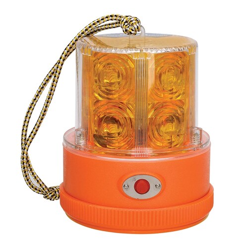 Narva Portable Battery Powered Amber Strobe Light With Magnetic Base 85320A