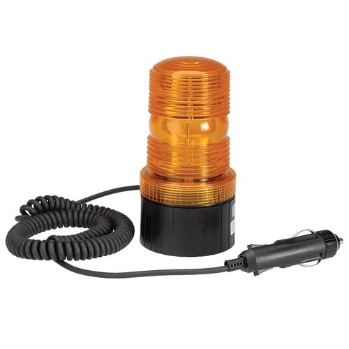 Narva 12-80V Led Quad Flash Strobe Light (Amber) With Magnetic Base 85375A