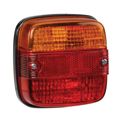 Narva Rear Stop/Tail Direction Indicator Lamp with Licence Plate Option and In-Built Retro Reflector 86030BL