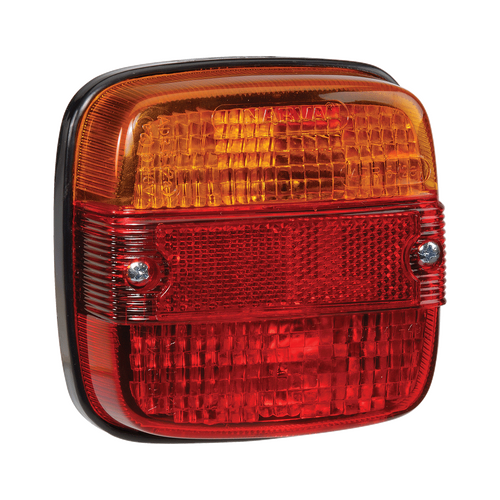 Narva Rear Stop/Tail Direction Indicator Lamp Withlicence Plate Option and in-Built Retro Reflec 86030BL