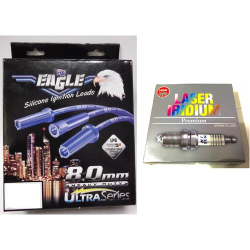Eagle 8mm Ignition Leads & 6 Ngk Iridium Spark Plugs 86651HD-ITR5H13