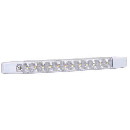 Narva 12V Dual Colour LED Strip Lamp (White/Blue) with Touch Switch - 87538WB
