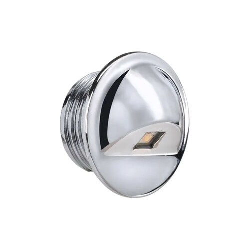 Narva 10-30V LED Chrome Step Light (Cool White) - 87608BL