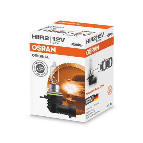 Osram Globe (1) HIR2 Halogen PX20d 12V 55W 9012